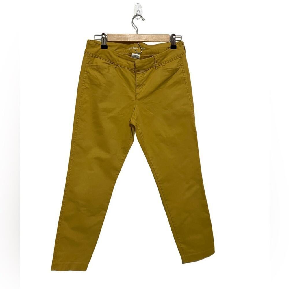 Old Navy Mustard Yellow Ankle & Cropped Jeans size 4